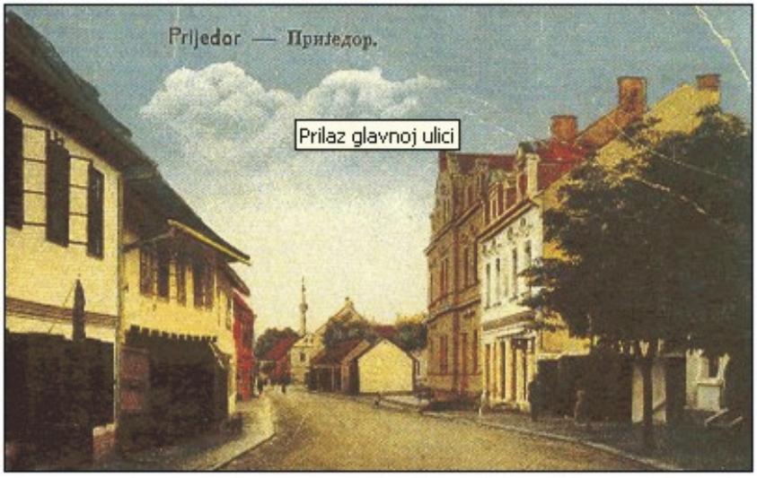 Čaršijska džamija u Prijedoru, mjesto i ostaci graditeljske cjeline